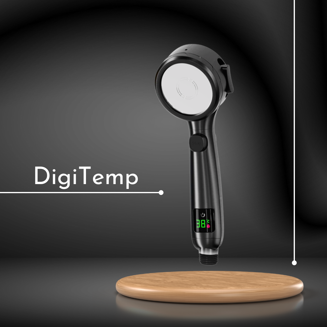 (NEW) DigiTemp Digital Shower Head